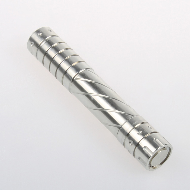 5 Modes High Quality Silver Handheld Flashlight 1600mW Blue Laser Pointer